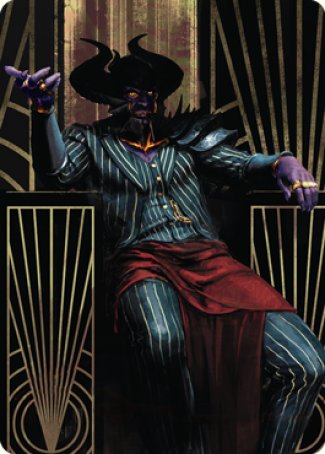 Ob Nixilis, the Adversary 2 Art Card [Streets of New Capenna Art Series] | Gamer Loot