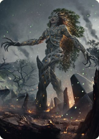 Titania, Gaea Incarnate Art Card [The Brothers' War Art Series] | Gamer Loot