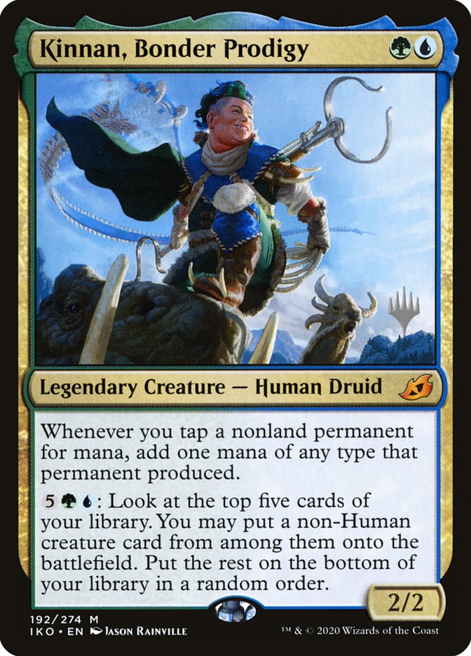 Kinnan, Bonder Prodigy (Promo Pack) [Ikoria: Lair of Behemoths Promos] | Gamer Loot