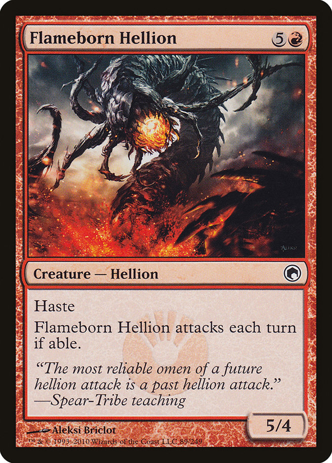 Flameborn Hellion [Scars of Mirrodin] | Gamer Loot