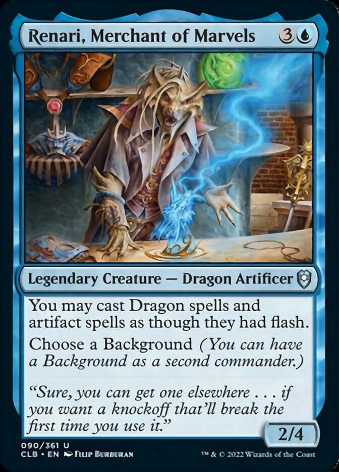 Renari, Merchant of Marvels [Commander Legends: Battle for Baldur's Gate] | Gamer Loot