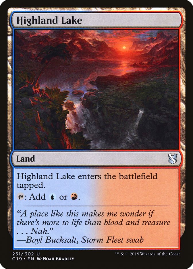 Highland Lake [Commander 2019] | Gamer Loot