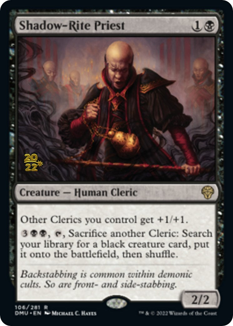 Shadow-Rite Priest [Dominaria United Prerelease Promos] | Gamer Loot