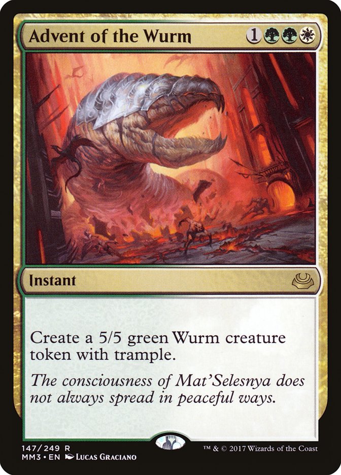 Advent of the Wurm [Modern Masters 2017] | Gamer Loot