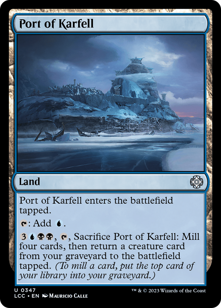 Port of Karfell [The Lost Caverns of Ixalan Commander] | Gamer Loot