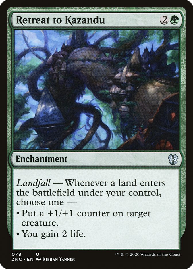 Retreat to Kazandu [Zendikar Rising Commander] | Gamer Loot