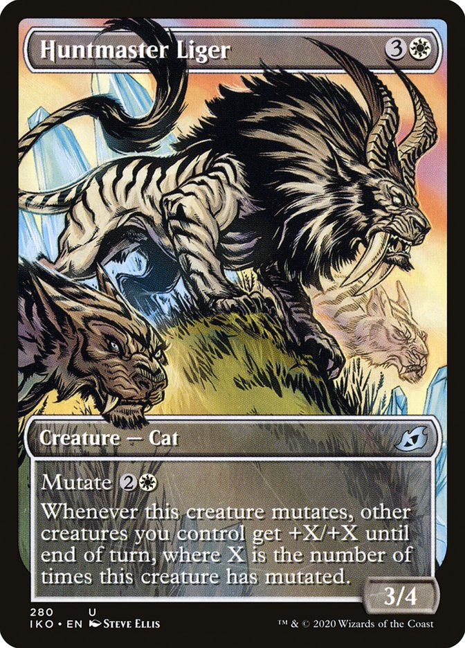 Huntmaster Liger (Showcase) [Ikoria: Lair of Behemoths] | Gamer Loot