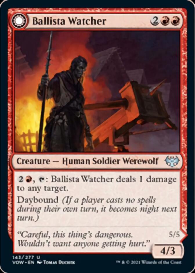 Ballista Watcher // Ballista Wielder [Innistrad: Crimson Vow] | Gamer Loot