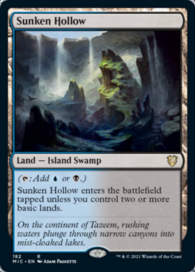 Sunken Hollow [Innistrad: Midnight Hunt Commander] | Gamer Loot