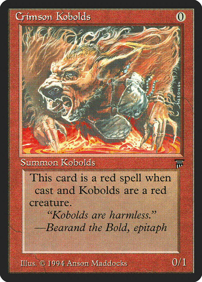 Crimson Kobolds [Legends] | Gamer Loot