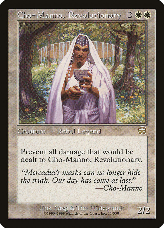 Cho-Manno, Revolutionary [Mercadian Masques] | Gamer Loot