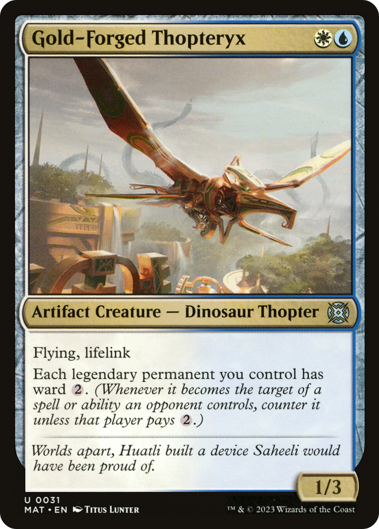 Gold-Forged Thopteryx [March of the Machine: The Aftermath] | Gamer Loot