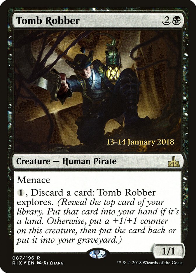 Tomb Robber [Rivals of Ixalan Prerelease Promos] | Gamer Loot