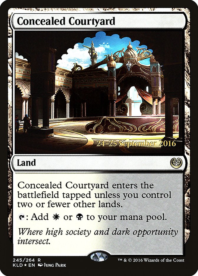 Concealed Courtyard  [Kaladesh Prerelease Promos] | Gamer Loot