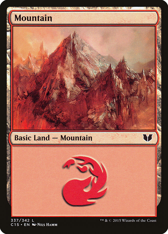 Mountain (337) [Commander 2015] | Gamer Loot