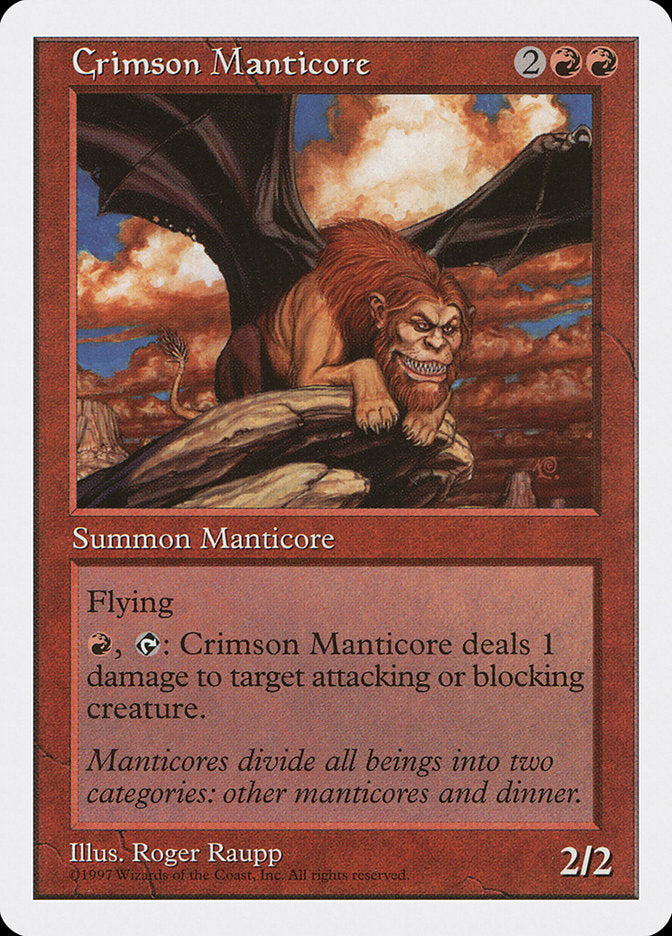 Crimson Manticore [Fifth Edition] | Gamer Loot