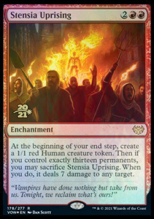 Stensia Uprising [Innistrad: Crimson Vow Prerelease Promos] | Gamer Loot