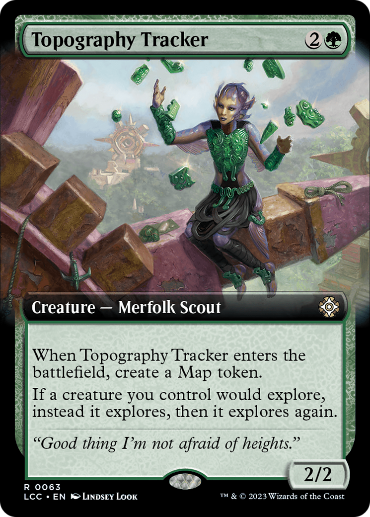 Topography Tracker (Extended Art) [The Lost Caverns of Ixalan Commander] | Gamer Loot