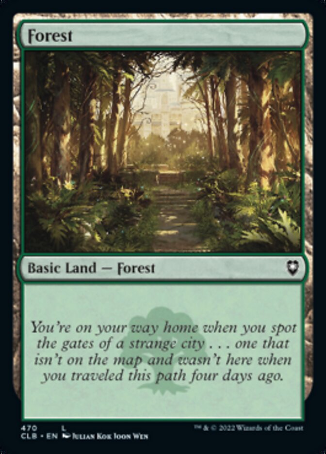 Forest (470) [Commander Legends: Battle for Baldur's Gate] | Gamer Loot