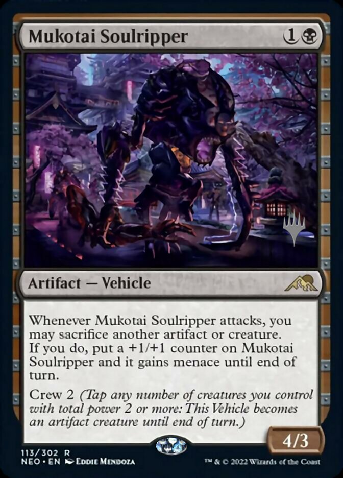 Mukotai Soulripper (Promo Pack) [Kamigawa: Neon Dynasty Promos] | Gamer Loot