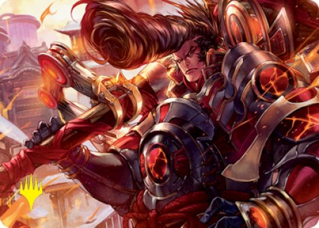 Upriser Renegade Art Card (Gold-Stamped Signature) [Kamigawa: Neon Dynasty Art Series] | Gamer Loot