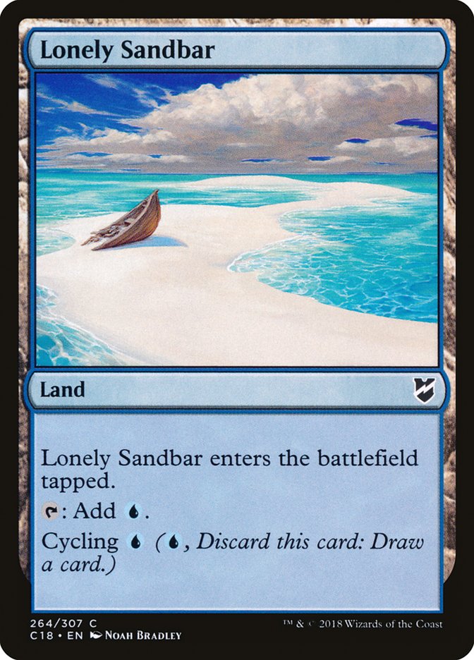 Lonely Sandbar [Commander 2018] | Gamer Loot