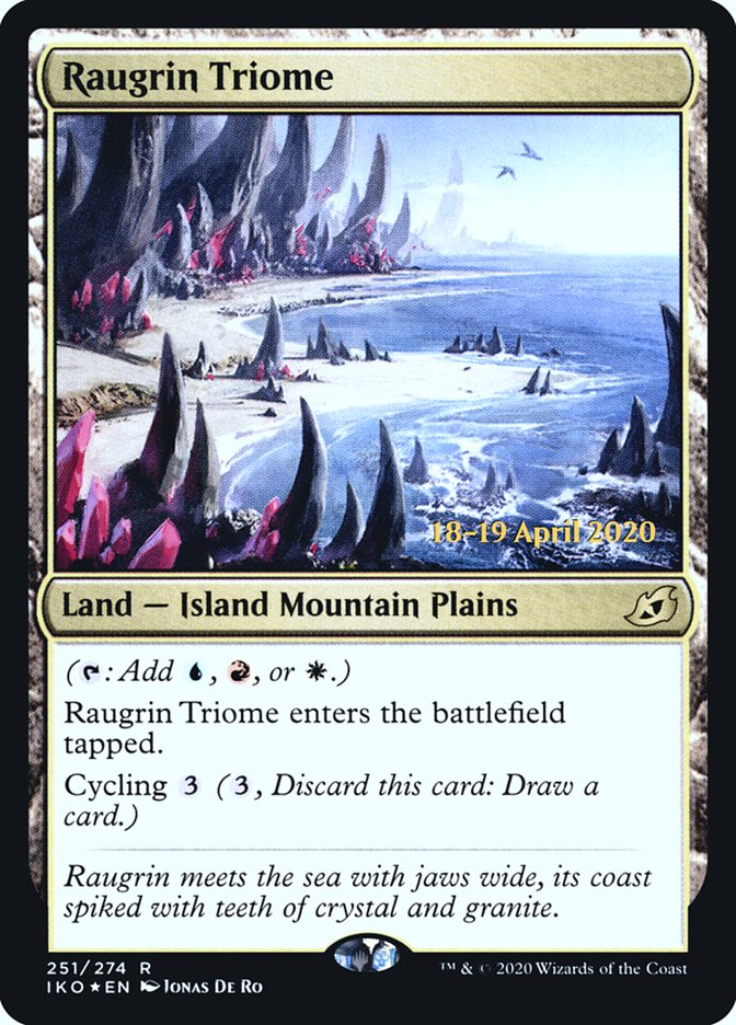 Raugrin Triome  [Ikoria: Lair of Behemoths Prerelease Promos] | Gamer Loot