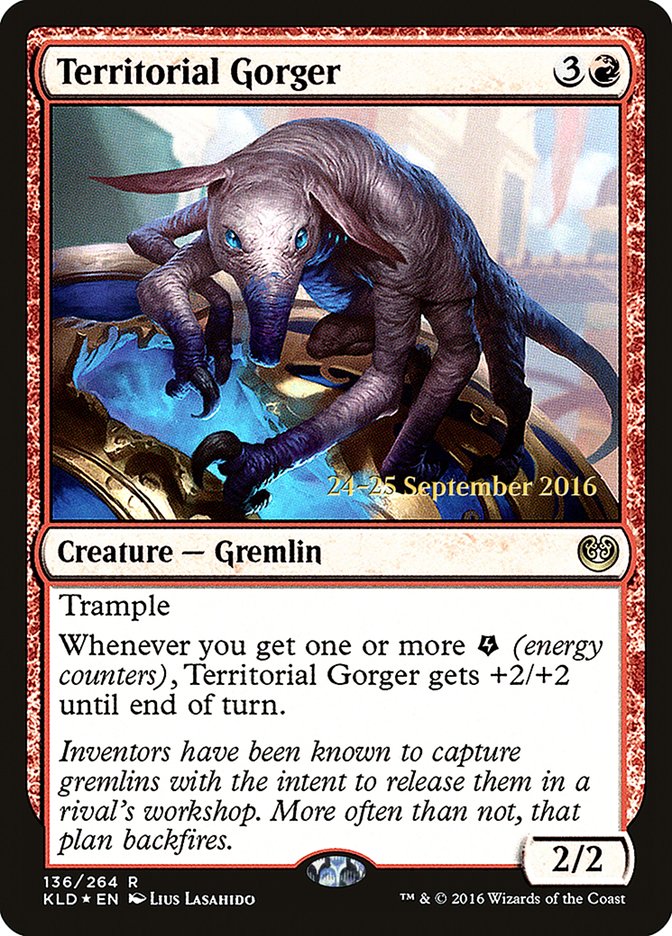 Territorial Gorger  [Kaladesh Prerelease Promos] | Gamer Loot