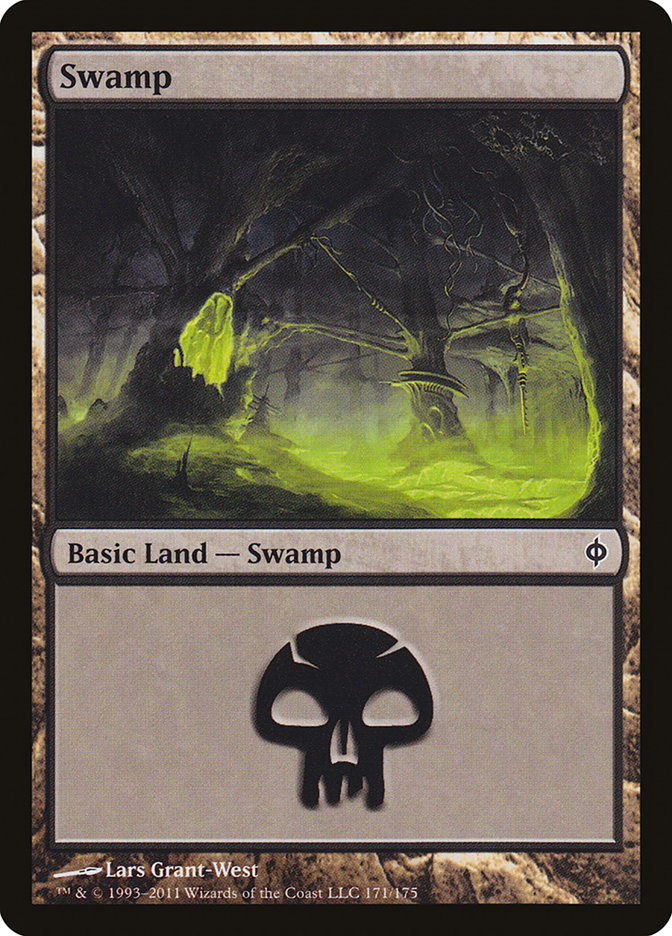 Swamp (171) [New Phyrexia] | Gamer Loot