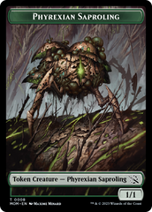 First Mate Ragavan // Phyrexian Saproling Double-Sided Token [March of the Machine Tokens] | Gamer Loot