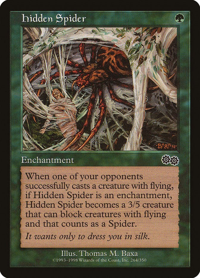 Hidden Spider [Urza's Saga] | Gamer Loot