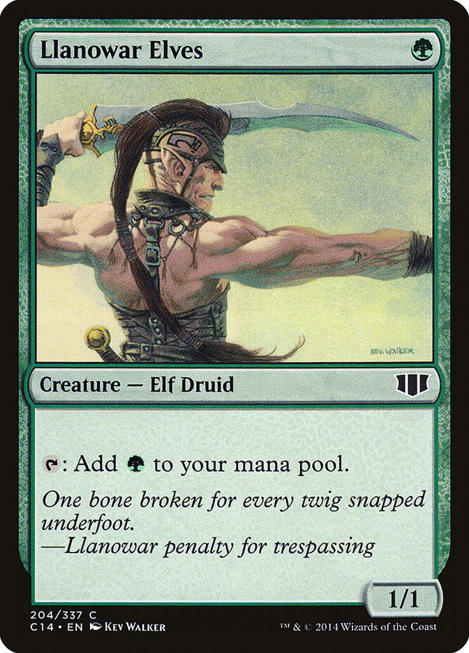 Llanowar Elves [Commander 2014] | Gamer Loot