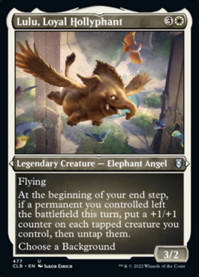 Lulu, Loyal Hollyphant (Foil Etched) [Commander Legends: Battle for Baldur's Gate] | Gamer Loot
