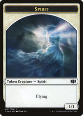 Soldier // Spirit Double-sided Token [Commander 2014 Tokens] | Gamer Loot