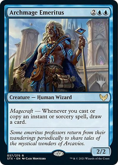 Archmage Emeritus (Promo Pack) [Strixhaven: School of Mages Promos] | Gamer Loot