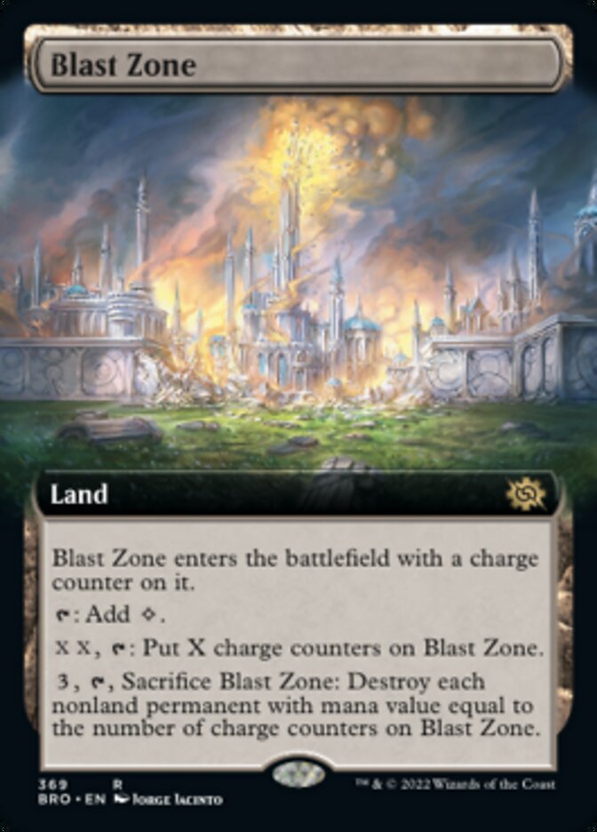 Blast Zone (Extended Art) [The Brothers' War] | Gamer Loot