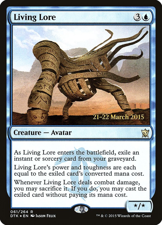 Living Lore  [Dragons of Tarkir Prerelease Promos] | Gamer Loot