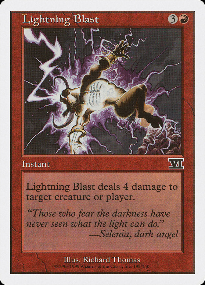 Lightning Blast [Classic Sixth Edition] | Gamer Loot