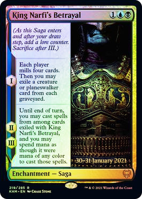 King Narfi's Betrayal [Kaldheim Prerelease Promos] | Gamer Loot