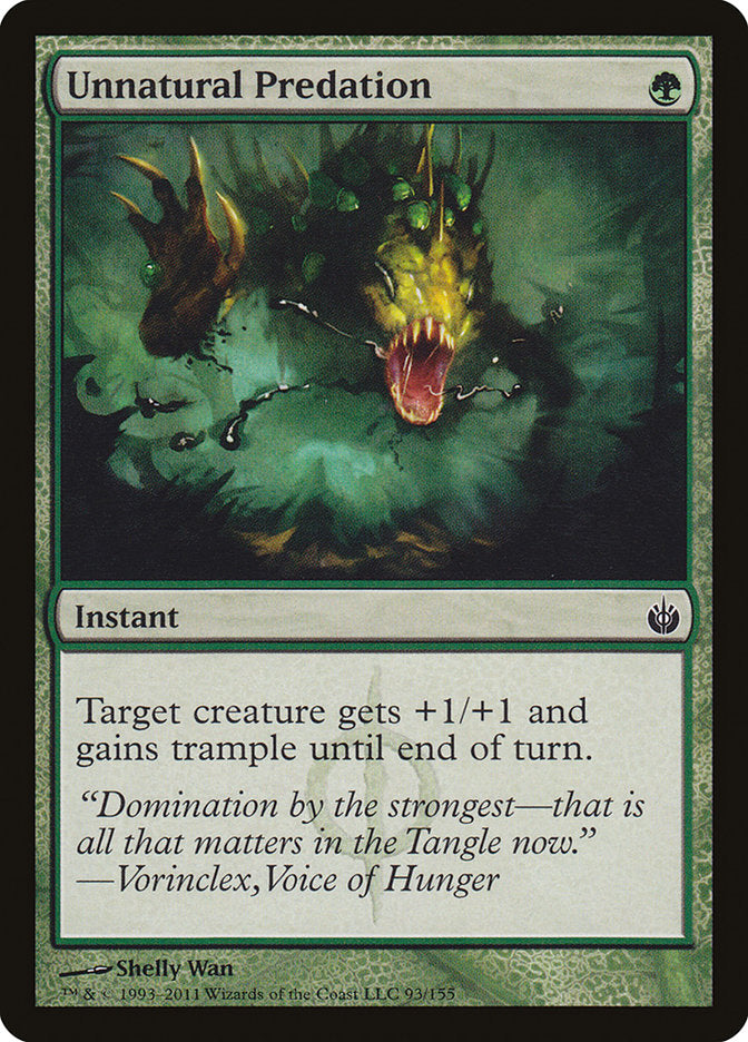 Unnatural Predation [Mirrodin Besieged] | Gamer Loot