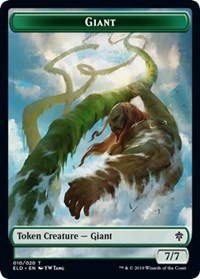 Giant // Food (17) Double-sided Token [Throne of Eldraine Tokens] | Gamer Loot