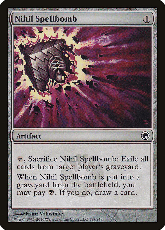 Nihil Spellbomb [Scars of Mirrodin] | Gamer Loot