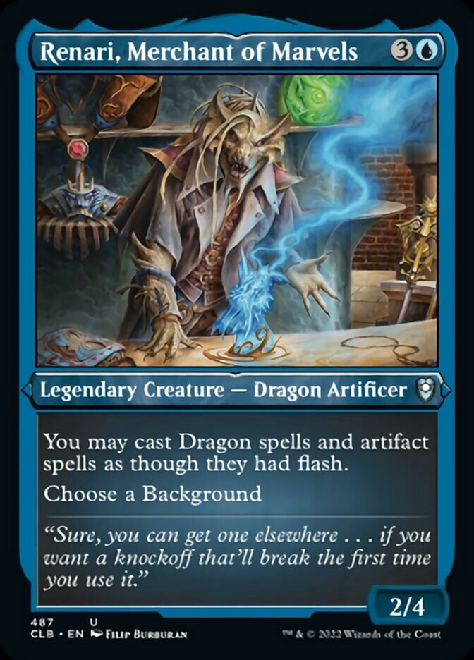 Renari, Merchant of Marvels (Foil Etched) [Commander Legends: Battle for Baldur's Gate] | Gamer Loot