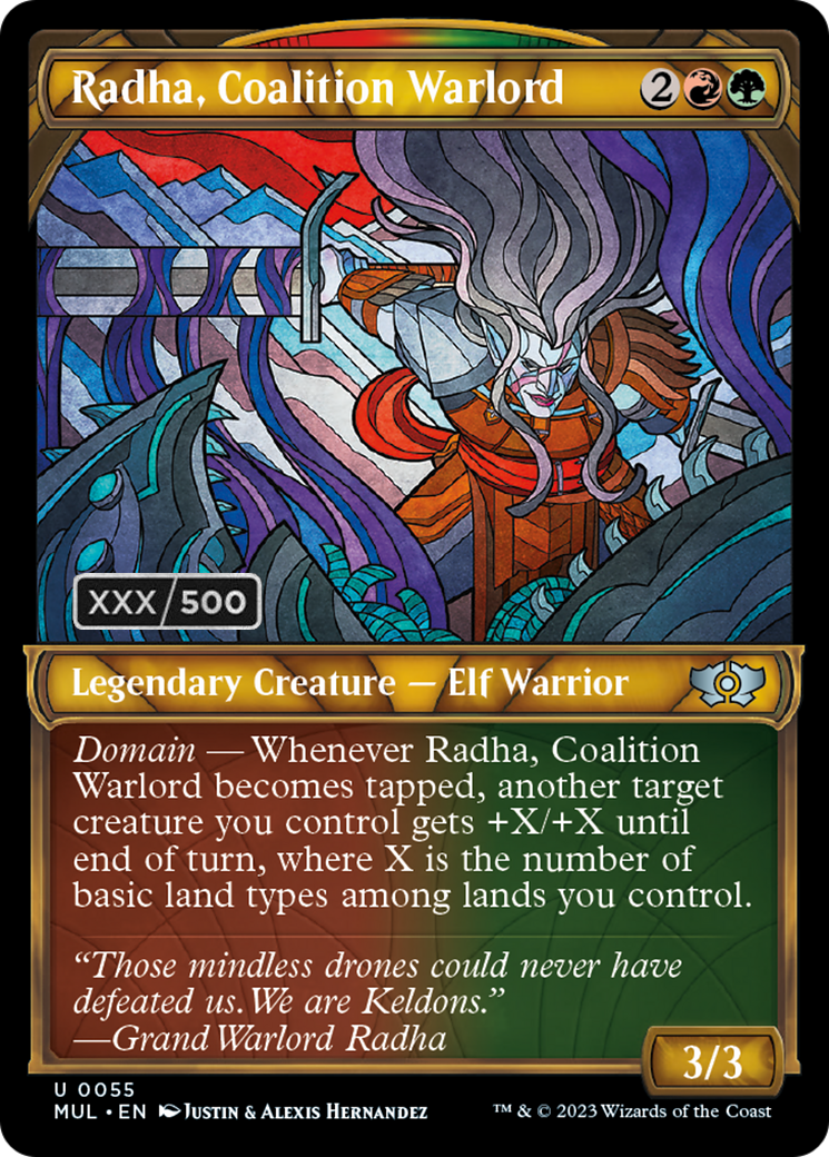 Radha, Coalition Warlord (Serialized) [Multiverse Legends] | Gamer Loot