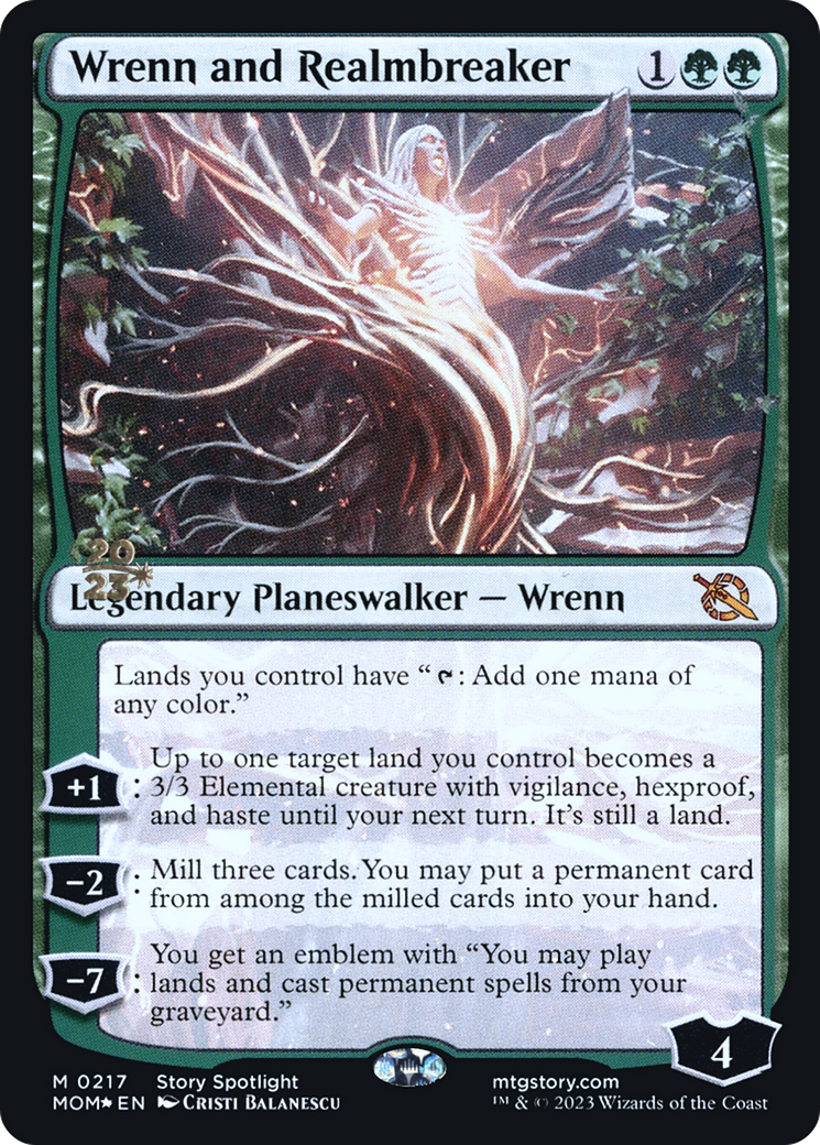 Wrenn and Realmbreaker [March of the Machine Prerelease Promos] | Gamer Loot