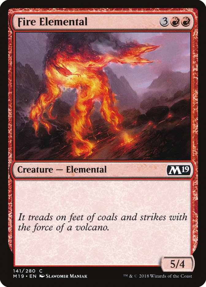 Fire Elemental [Core Set 2019] | Gamer Loot