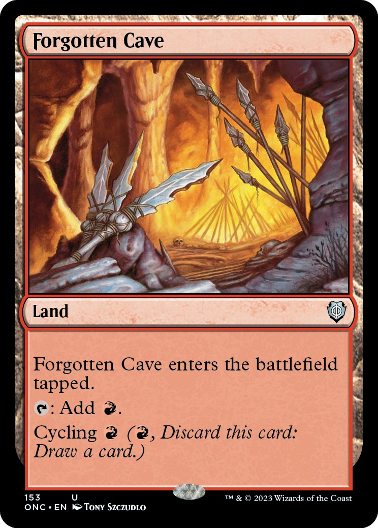 Forgotten Cave [Phyrexia: All Will Be One Commander] | Gamer Loot