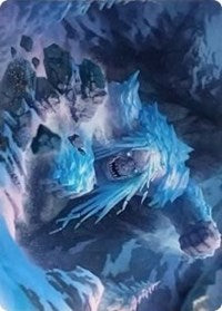 Icehide Troll Art Card [Kaldheim: Art Series] | Gamer Loot