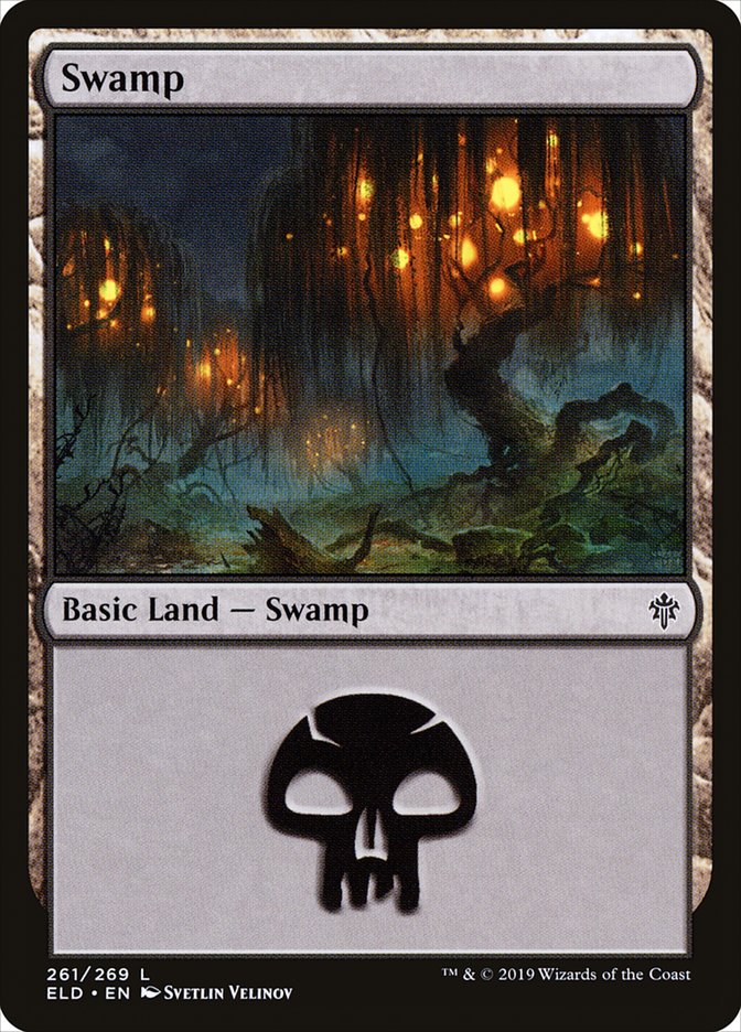 Swamp (261) [Throne of Eldraine] | Gamer Loot