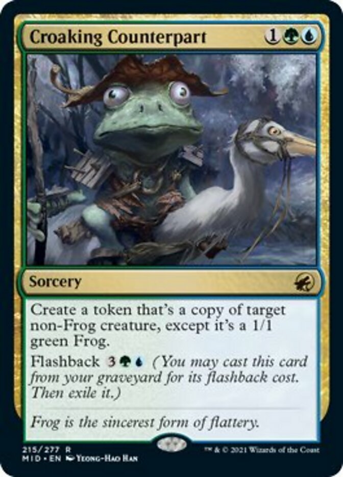 Croaking Counterpart [Innistrad: Midnight Hunt] | Gamer Loot